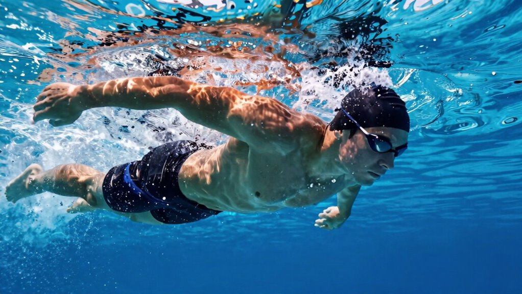 swimming enhances muscle development