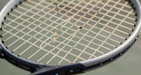 tennis racket restringing signs