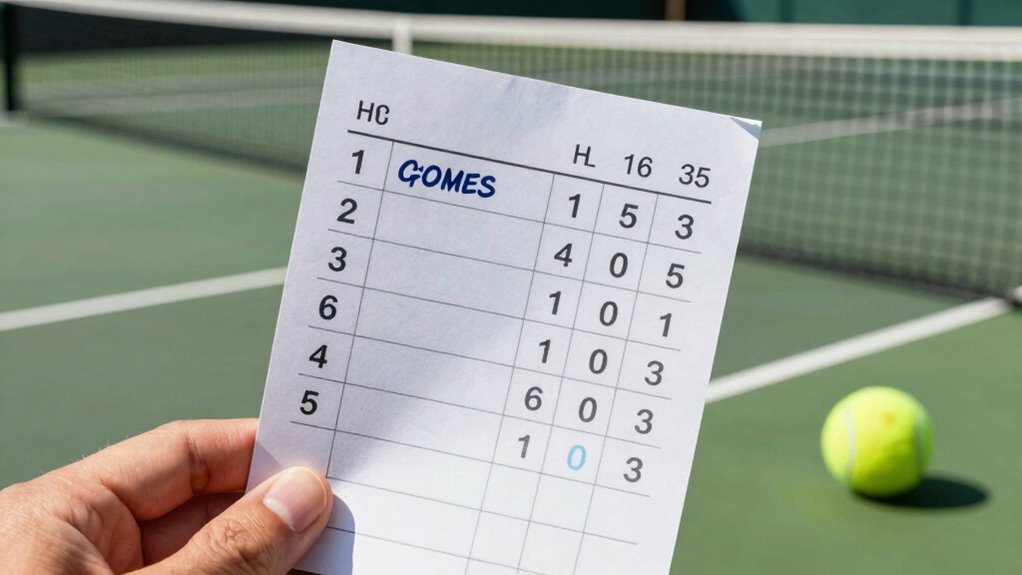 tennis scoring and rules