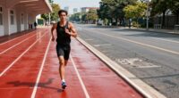 track vs road running