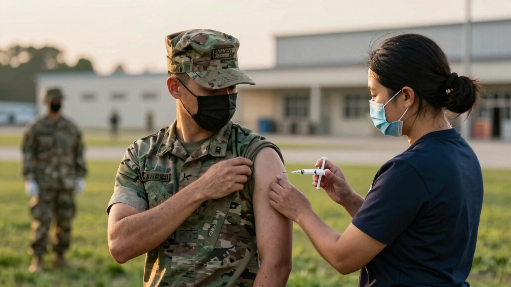 Military requiring flu vaccines for recruits as Air Force base deals with outbreak